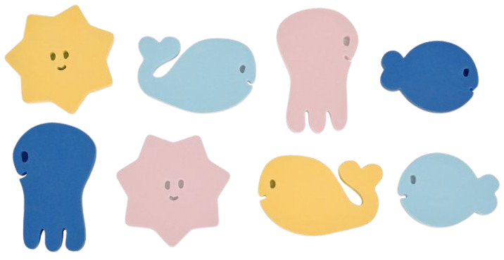 BADABULLE Puzzle do vody 8 ks