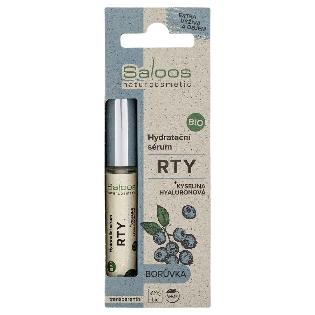 SALOOS Bio Hydratačné sérum na pery Čučoriedka 7 ml