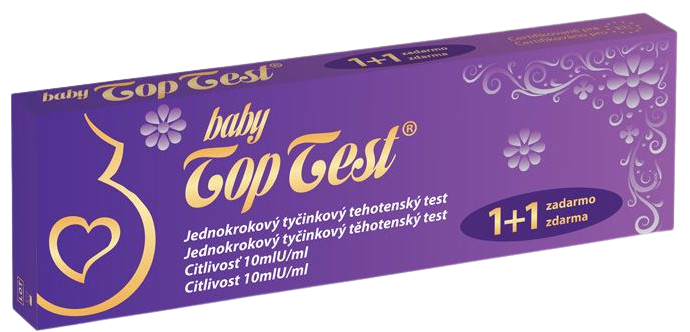 BABY TOP Test tehotenský - tyčinka 2 ks kúpite na Pilulka.sk