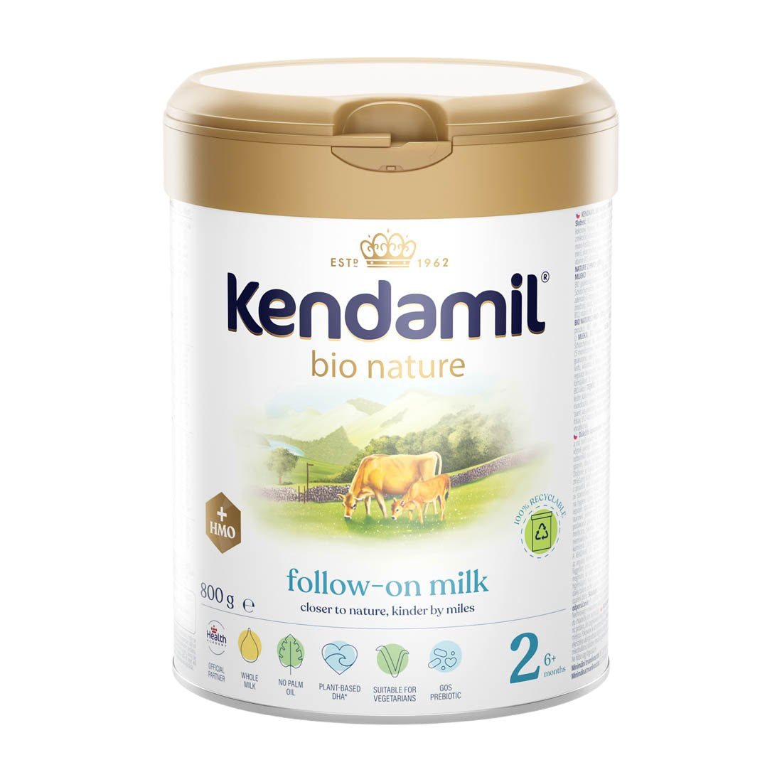 KENDAMIL BIO Nature 2 HMO+ 800 g kúpite na Pilulka.sk