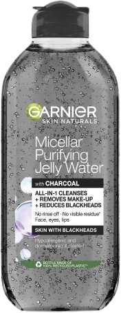 GARNIER Pure Active micelárna voda s gélovou textúrou s aktívnym uhlím, 400 ml