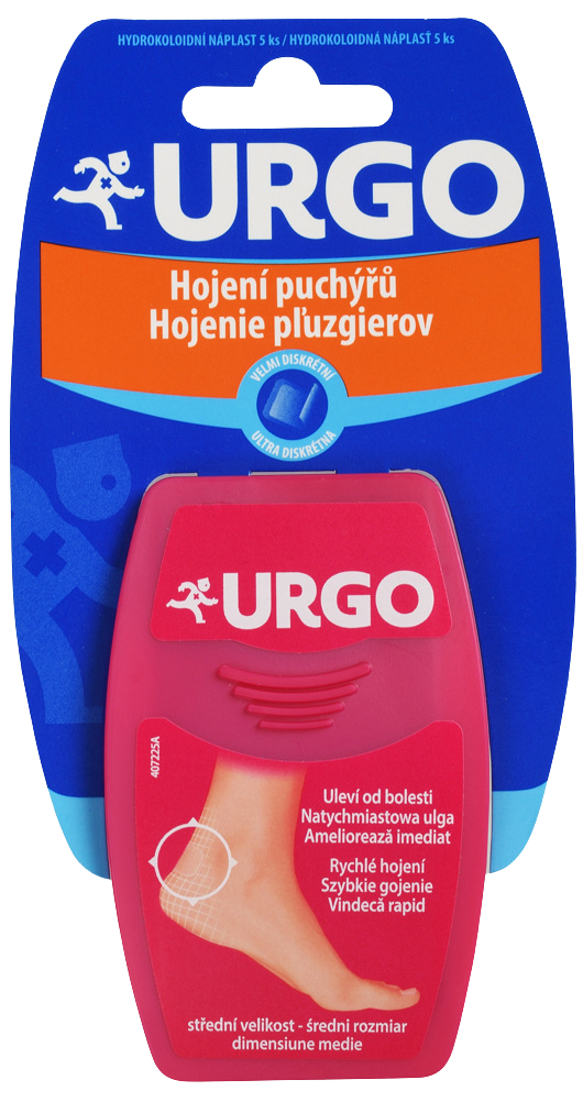 URGO Hojenie pľuzgierov Náplasť ultra diskrétna 5,9 x 3,4 cm 5 ks kúpite na Pilulka.sk
