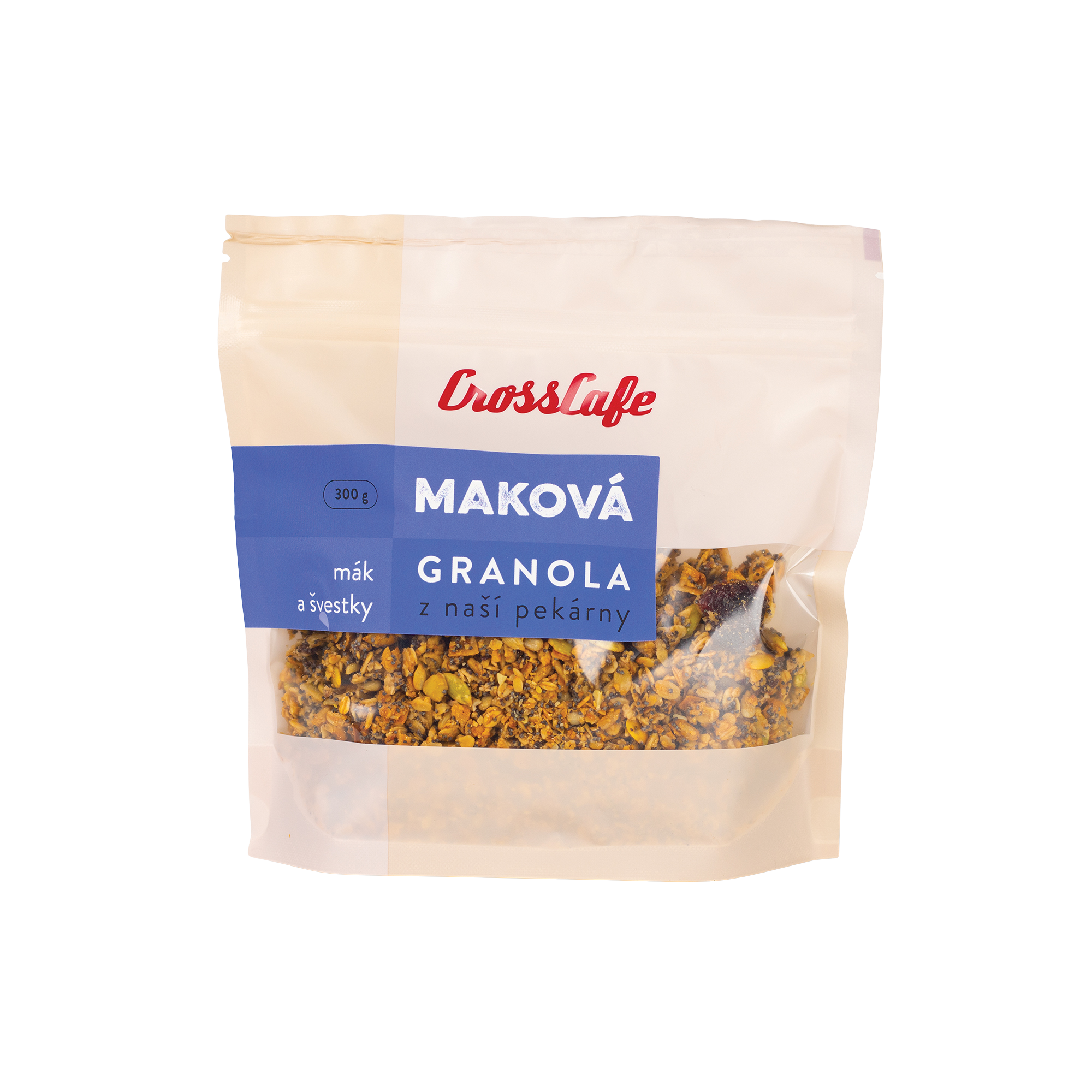 CROSSCAFE Granola maková 300 g