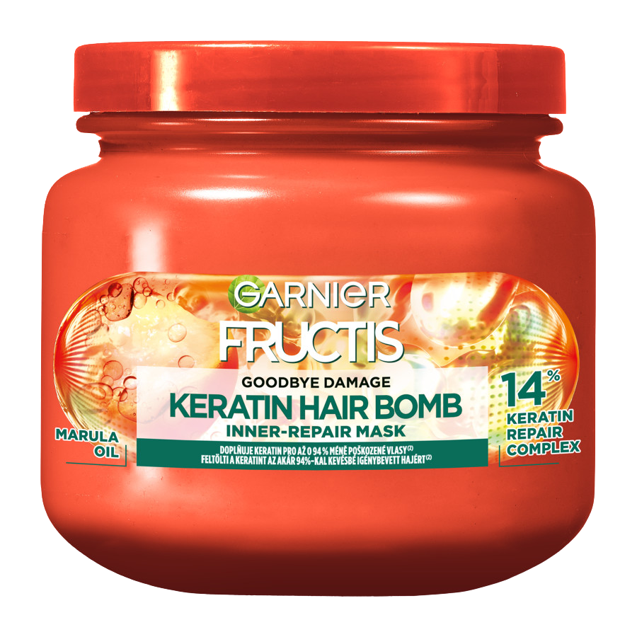 Garnier Fructis Goodbye Damage Keratin Hair Bomb maska na vlasy 320 ml koupíte na Pilulka.cz