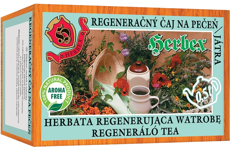 HERBEX Regeneračný čaj na pečeň 20 x 3 g