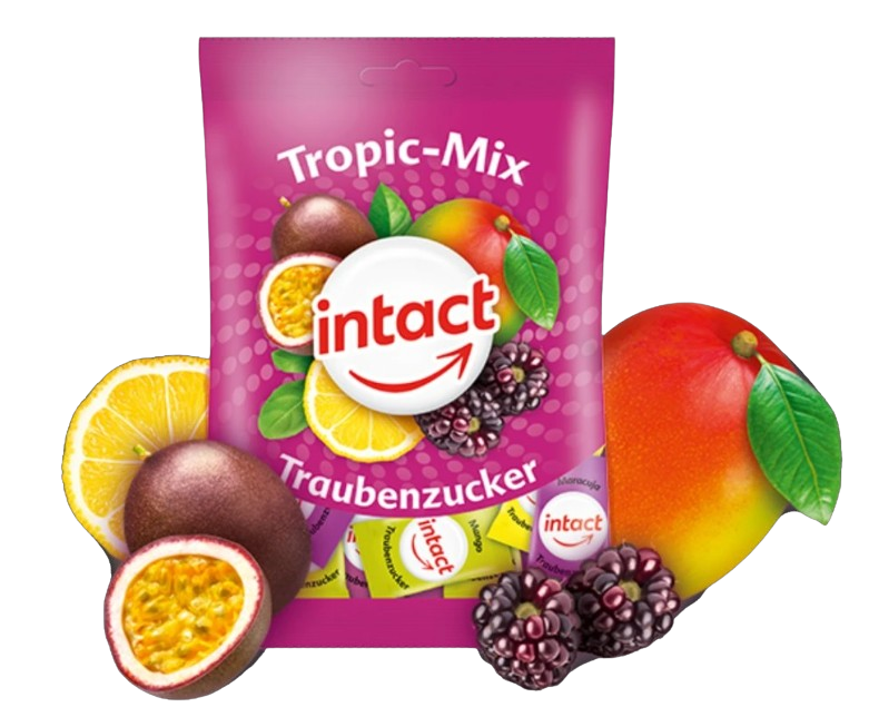 INTACT Hroznový cukr TROPIC MIX 75 g kúpite na Pilulka.sk