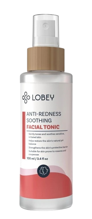 LOBEY Zklidňující pleťové tonikum na začervenání pleti 100 ml
