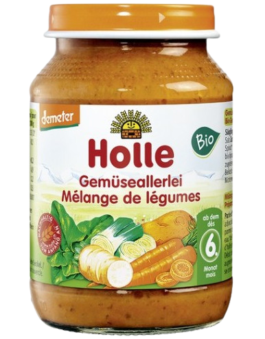 Holle bio detská desiata Zeleninová zmes 190 g
