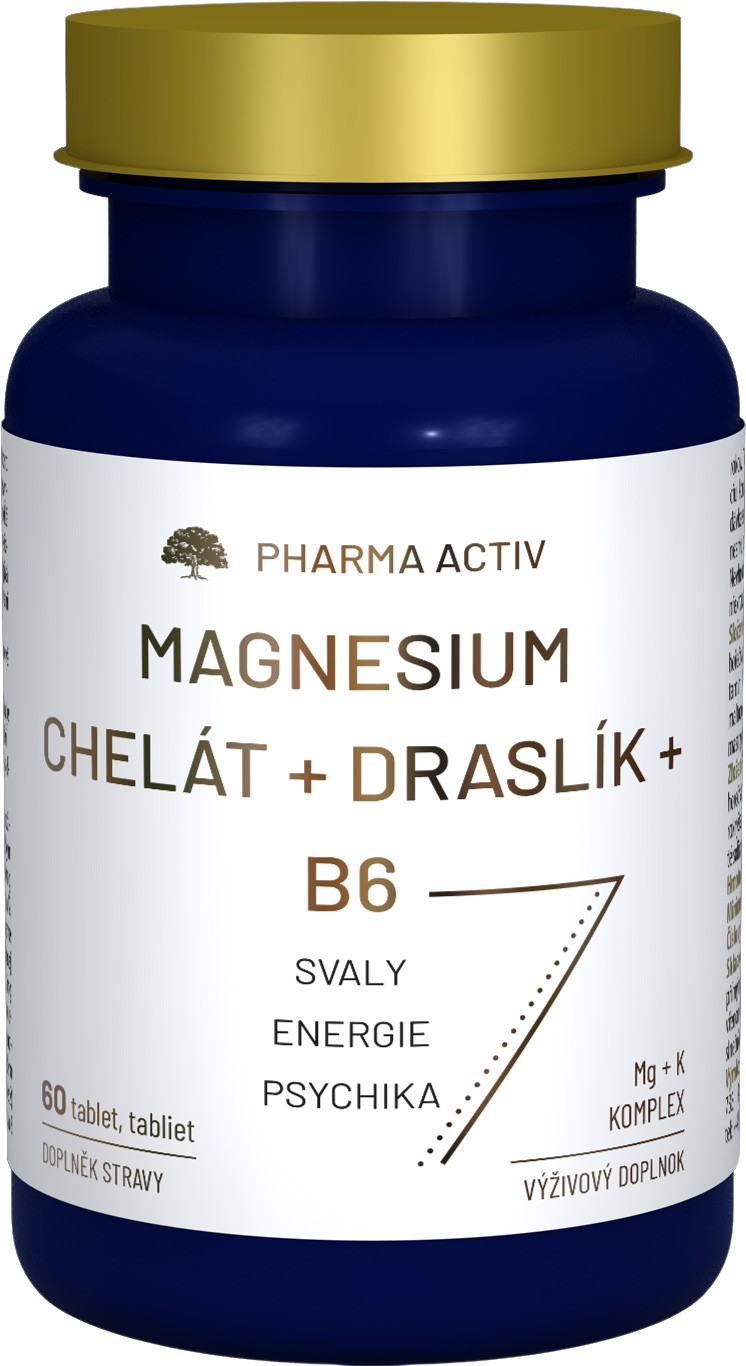 Magnesium Chelát + Draslík + B6 tob.60 koupíte na Pilulka.cz