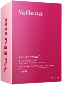 VELLENA Ženské zdraví nápoj příchuť Višeň 30 sáčků