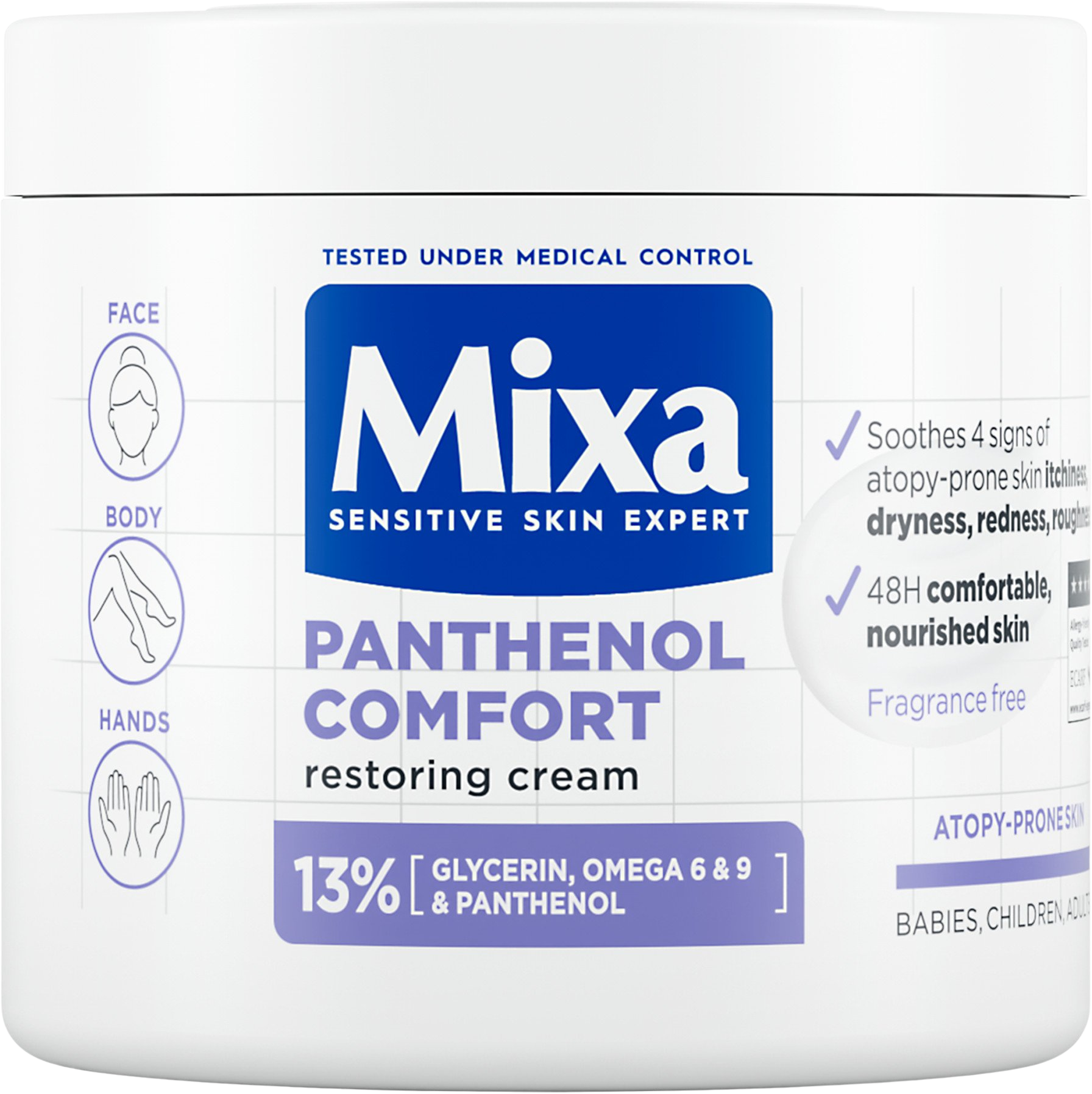 MIXA Pre pokožku so sklonom k ​​atópii Panthenol Comfort 400 ml kúpite na Pilulka.sk