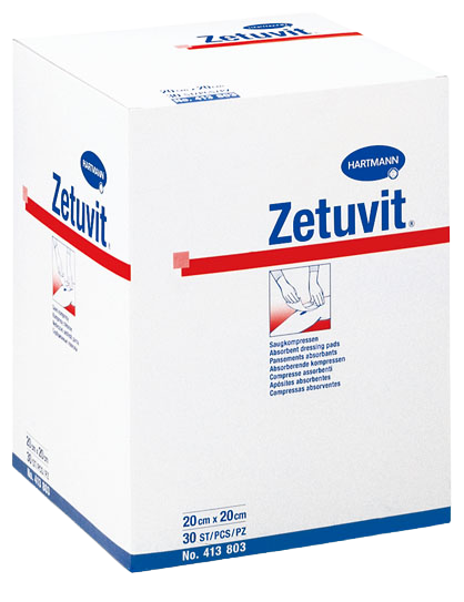 HARTMANN Zetuvit kompres nasiakavý sterilný 25 ks kúpite na Pilulka.sk