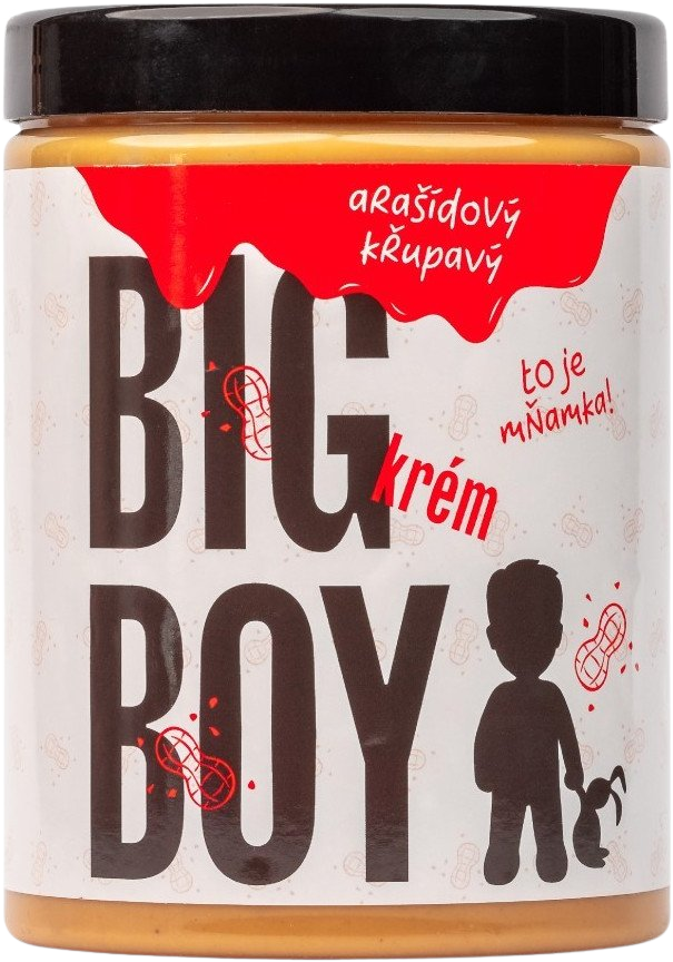 Big Boy Peanut Butter Crunchy 100 % orechový krém 1000 g
