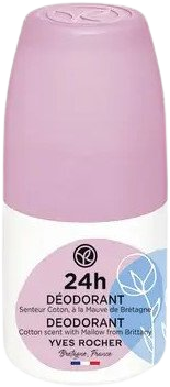 YVES ROCHER Dezodorant 24 h s vôňou bavlny 50 ml