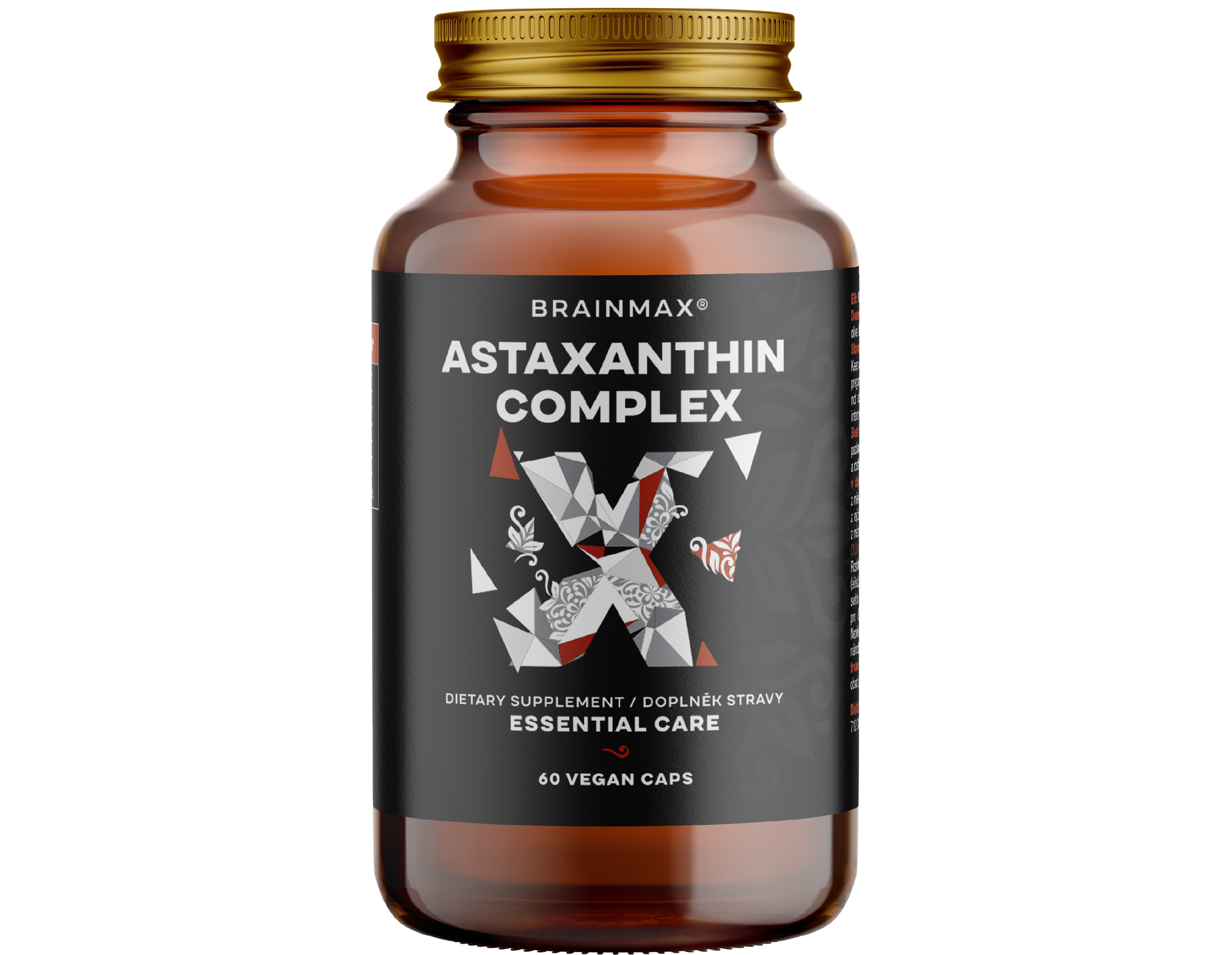 Fotografie BRAINMAX Astaxanthin Complex 60 kapslí