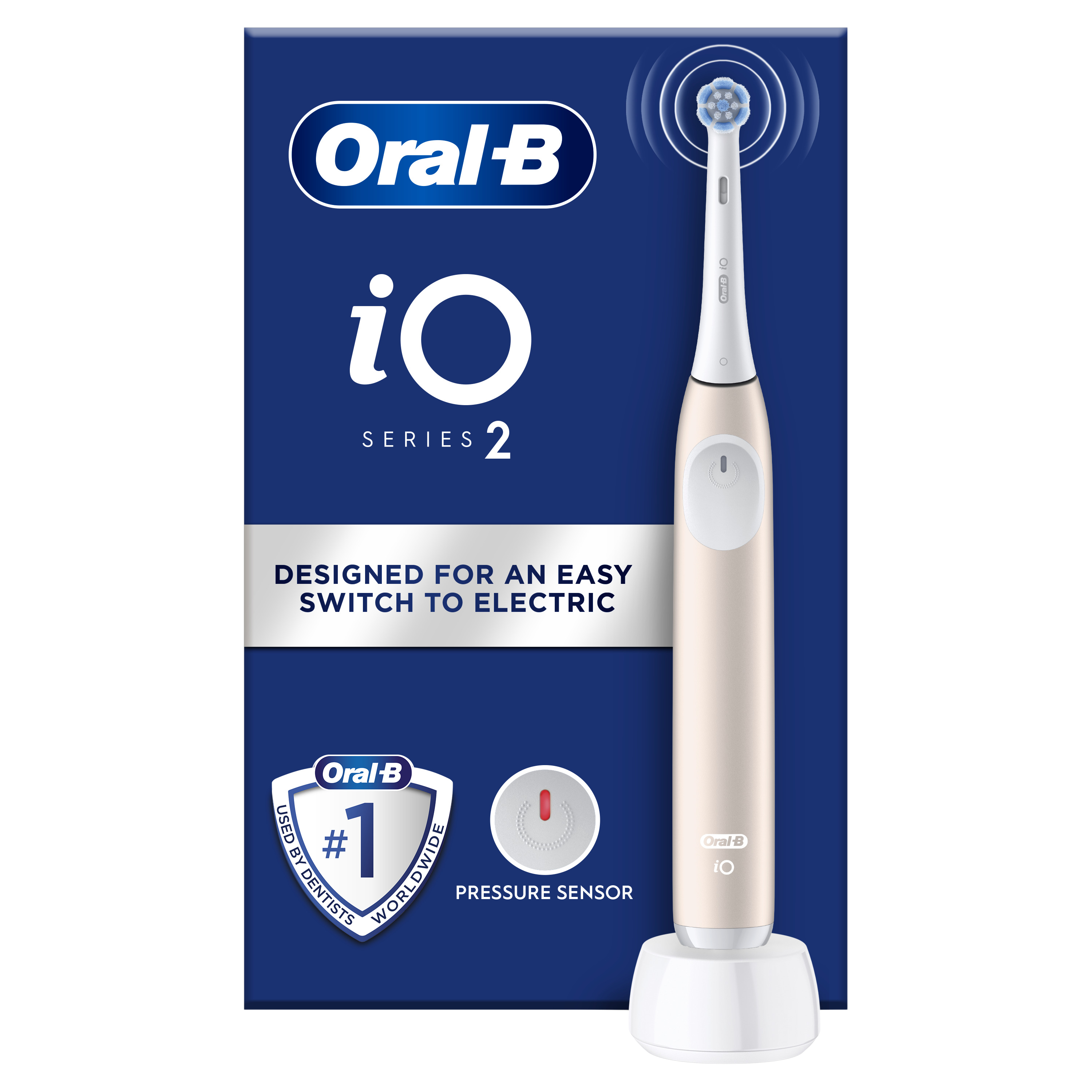 ORAL-B iO 2 Elektrický zubní kartáček, světle růžový