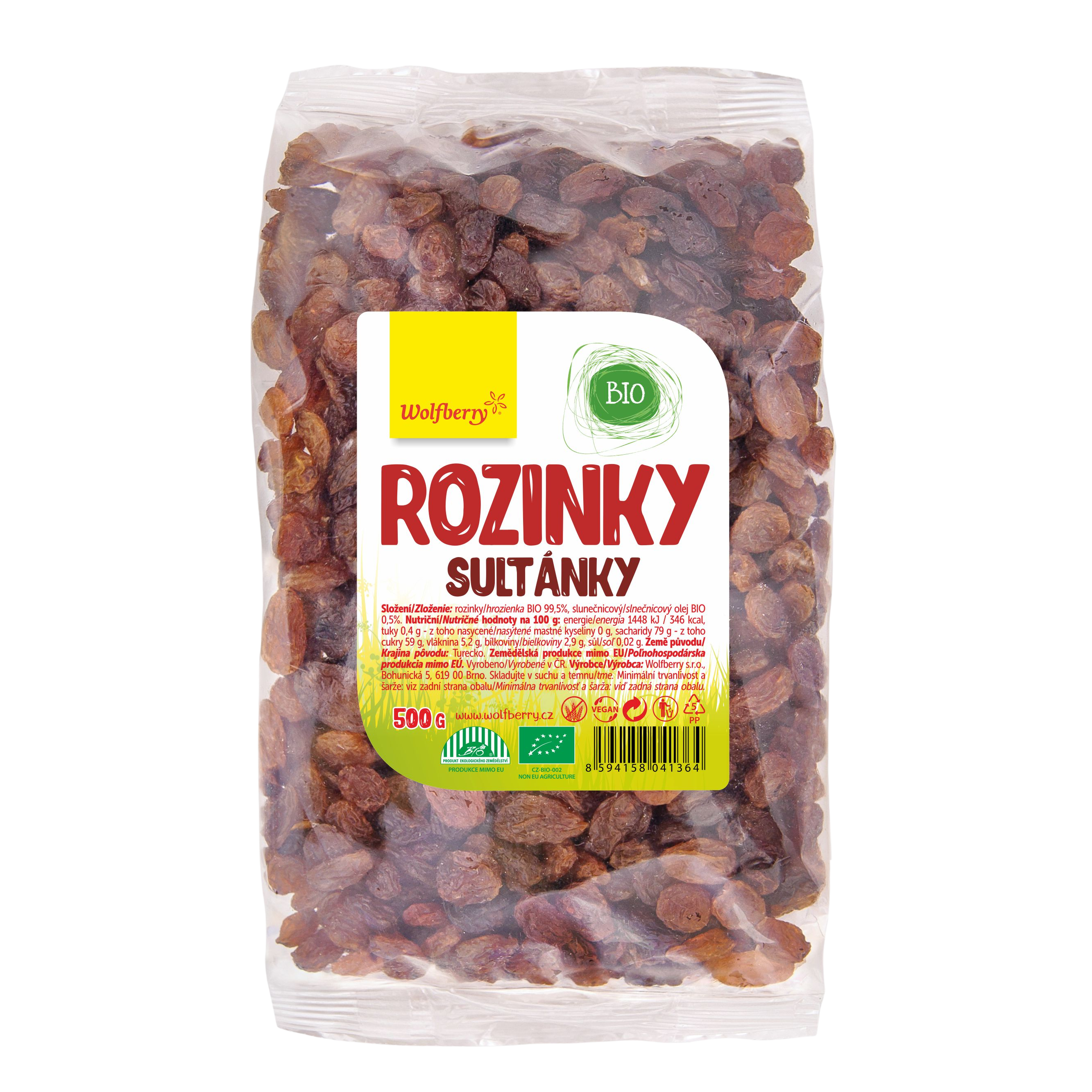 WOLFBERRY Hrozienka BIO 500 g