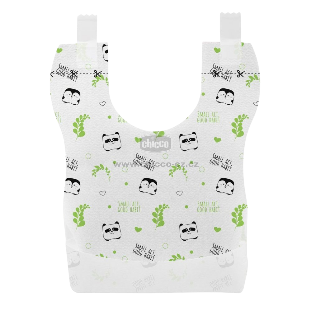 CHICCO Podbradníky jednorazové kompostovateľné 36 ks