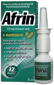 Afrin 0,5 mg/ml nosový sprej s mentolom 15 ml