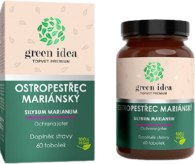Green Idea Pestrec mariánsky tobolky na podporu zdravia pečene 60 cps kúpite na Pilulka.sk