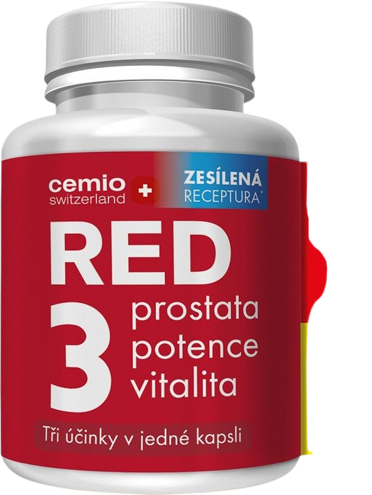 Cemio RED3 kapsuly prostata, potencia, vitalita 120 cps kúpite na Pilulka.sk