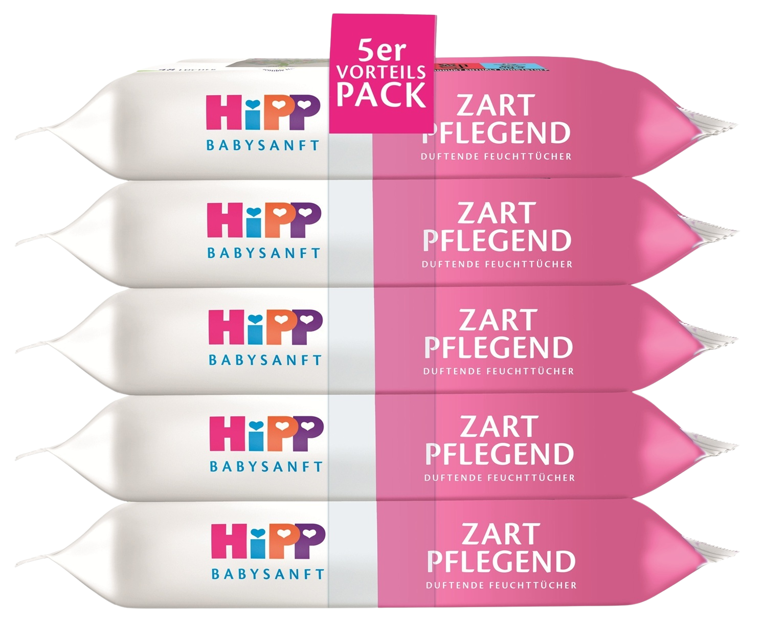 HIPP Babysanft Čistící vlhčené ubrousky 5 x 48 ks