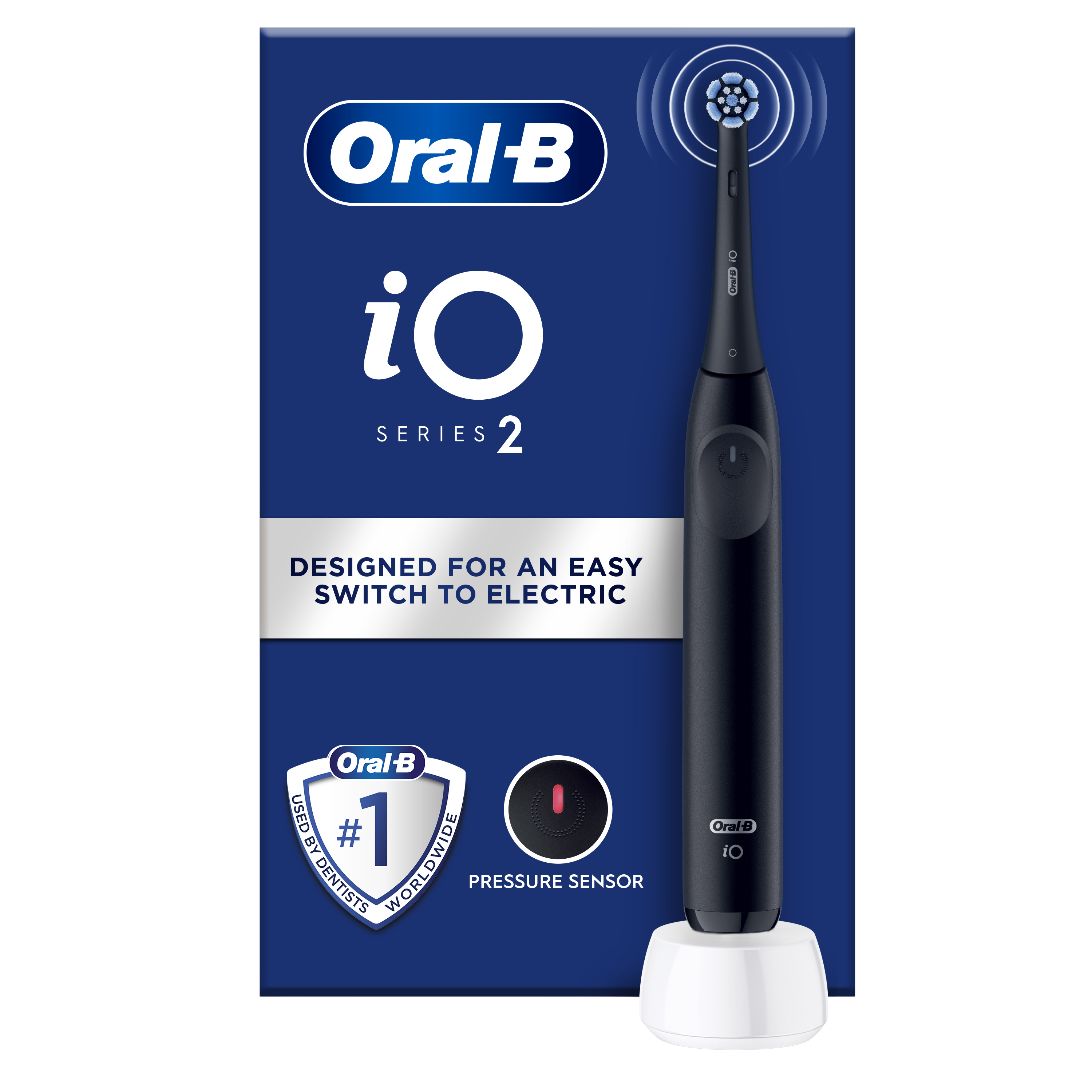 ORAL-B iO 2 Elektrický zubní kartáček, černý