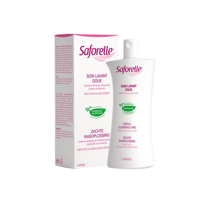 Saforelle Gentle cleansing care gél na intímnu hygienu 500 ml