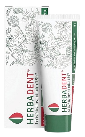 Fotografie Herbadent bylinná zubní pasta 75 ml