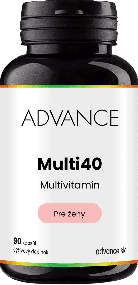 Advance Multi40 pre ženy kapsuly s multivitamínovým komplexom pre ženy 90 cps kúpite na Pilulka.sk