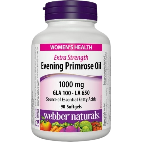 WEBBER NATURALS Pupalka Dvojročná 1000 mg 90 kapsúl