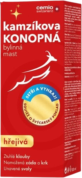 CEMIO Kamzíkova konopná mast hřejivá 200 ml