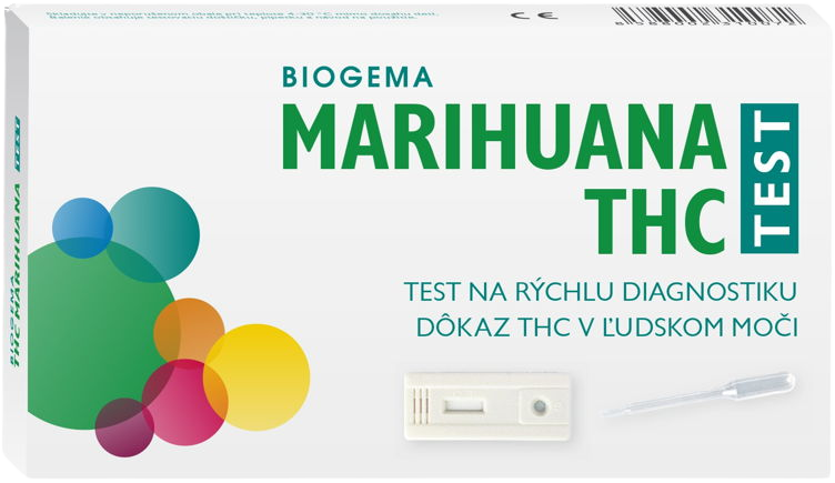 Biogema THC marihuana test na stanovenie drogy v moči