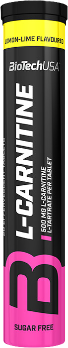 BioTechUSA L-Carnitine Tabs výživový doplnok pre športovcov príchuť Blueberry Raspberry 20 tbl