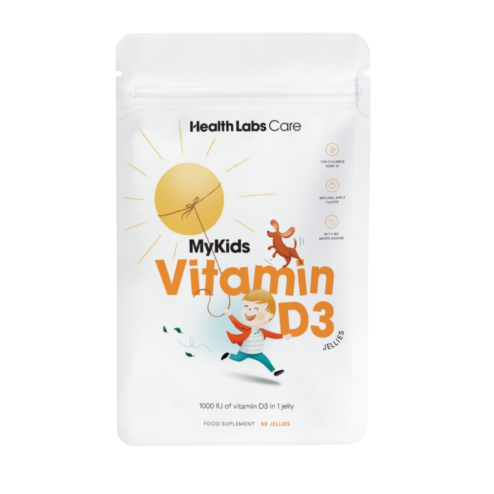 Health Labs Care My Kids Vitamin D3 želé bonbony bez přidaného cukru 60 ks koupíte na Pilulka.cz