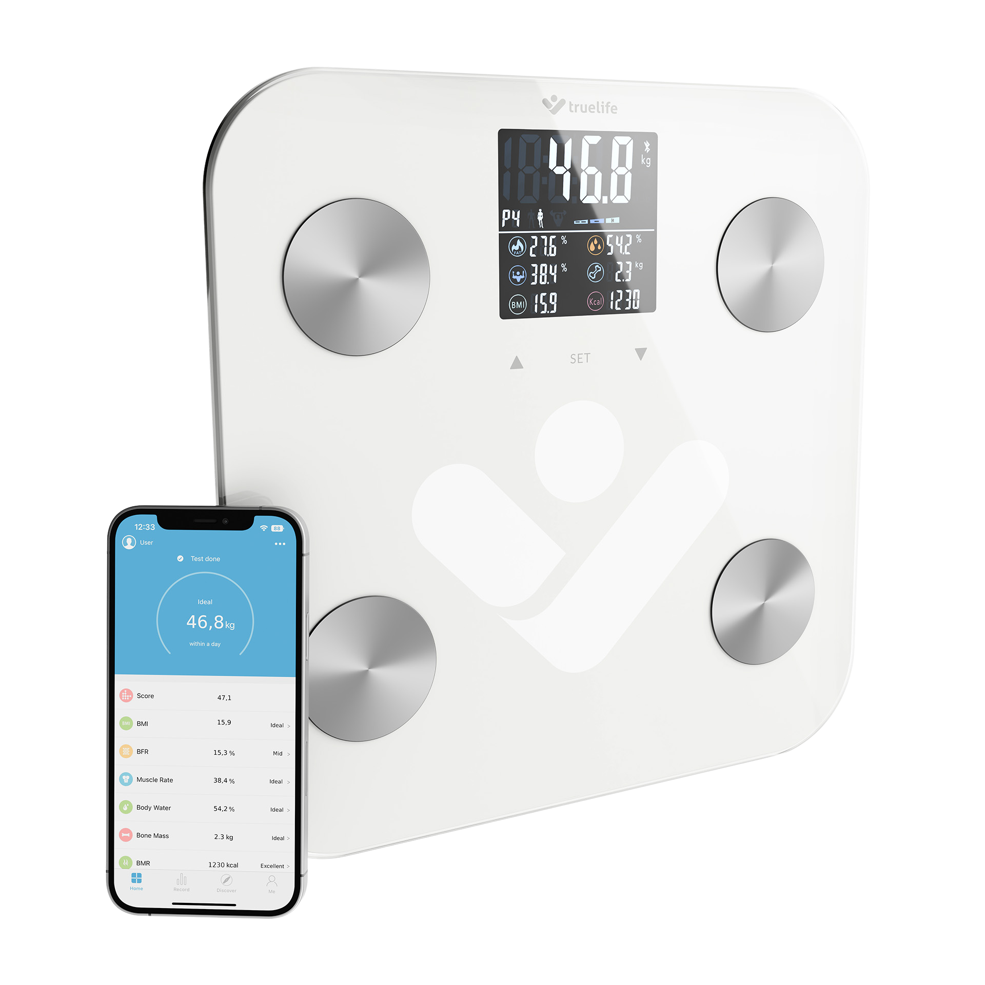 Truelife FitShape S6 BT osobní váha bílá