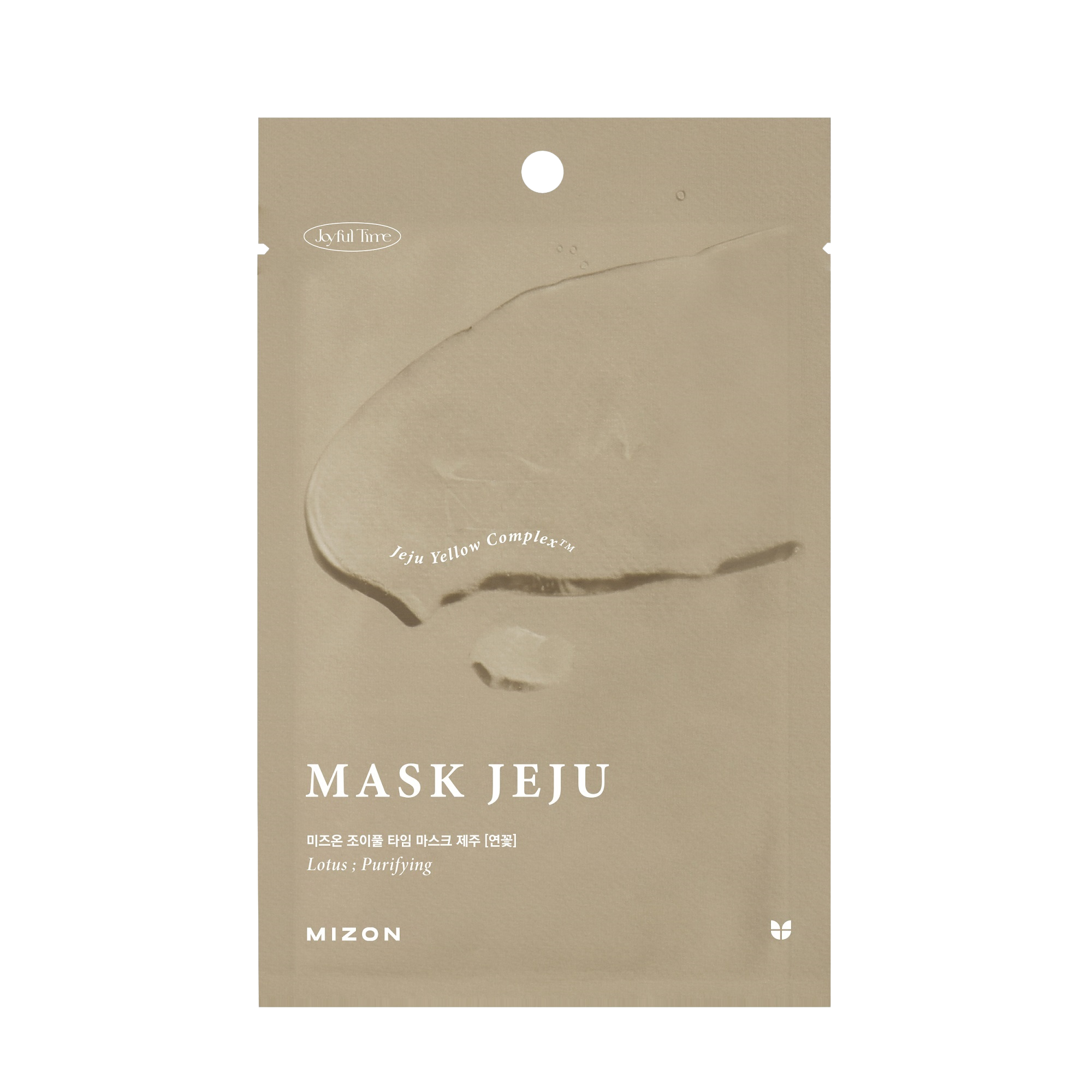 Fotografie Mizon Joyful time mask Jeju lotos 23 g