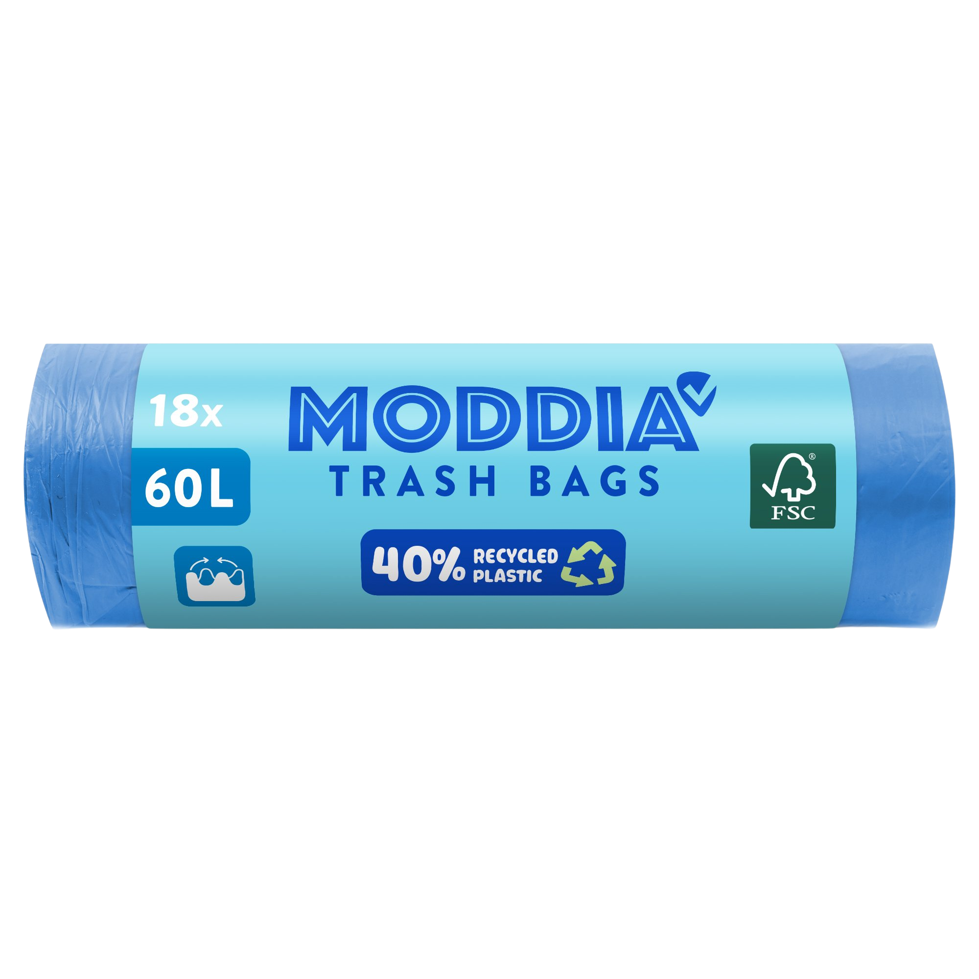 Fotografie MODDIA Odpadkové pytle zavazovací 18 x 60 l