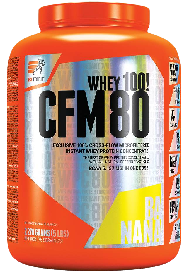 EXTRIFIT CFM Instant Whey 80 banán 2.27 kg
