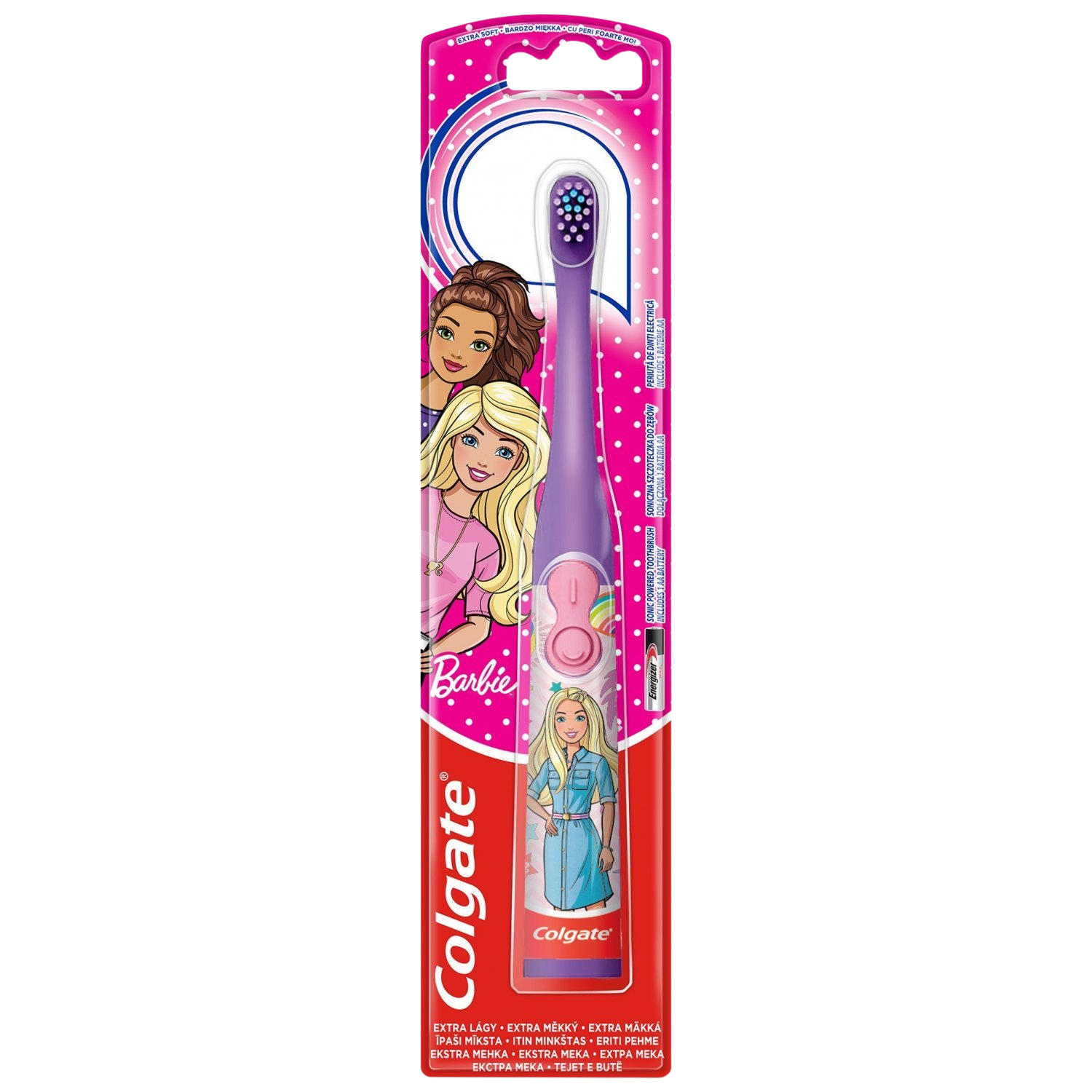 Colgate Kids Barbie Sonická batériová zubná kefka