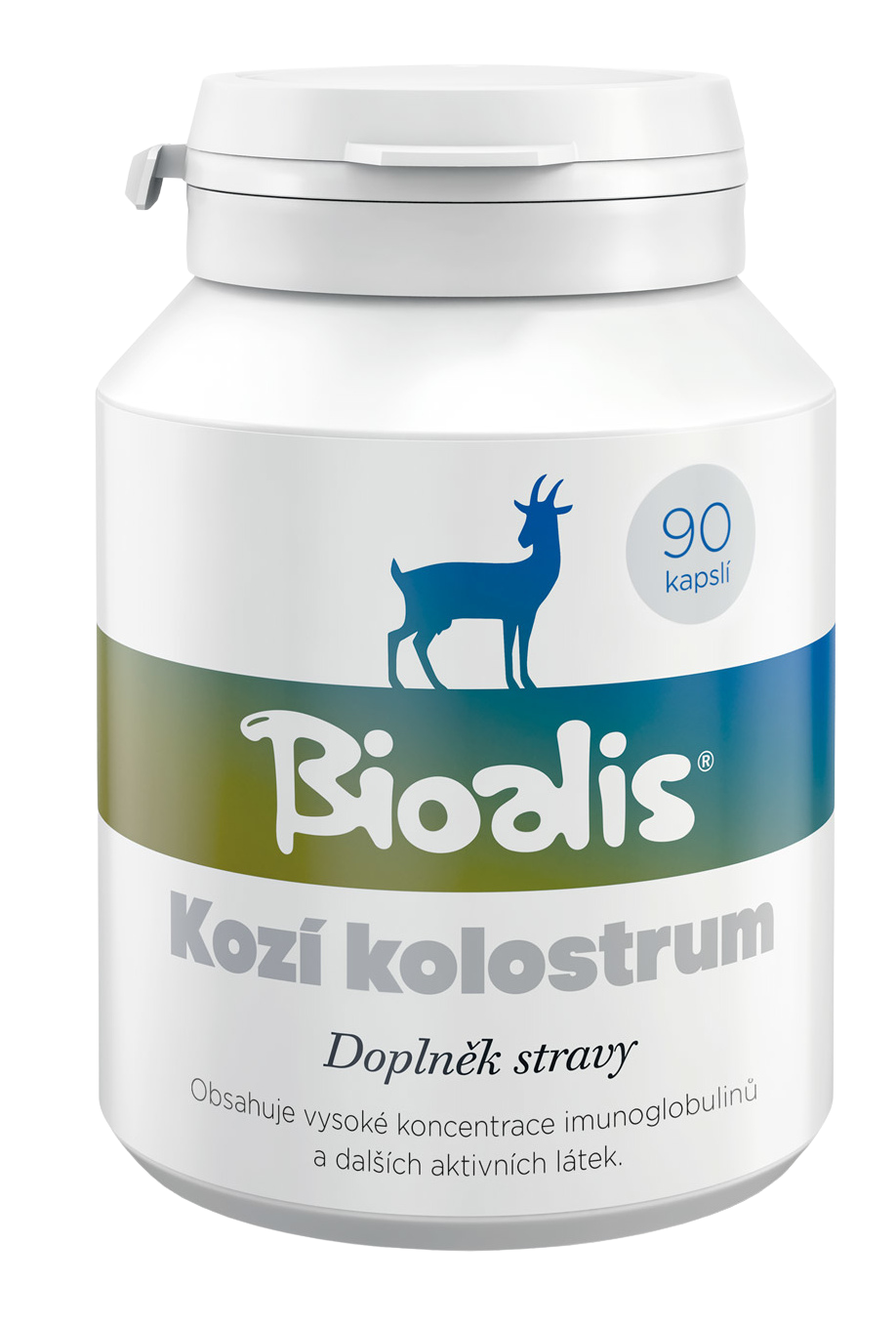Bioalis Kozí kolostrum 90 kapslí