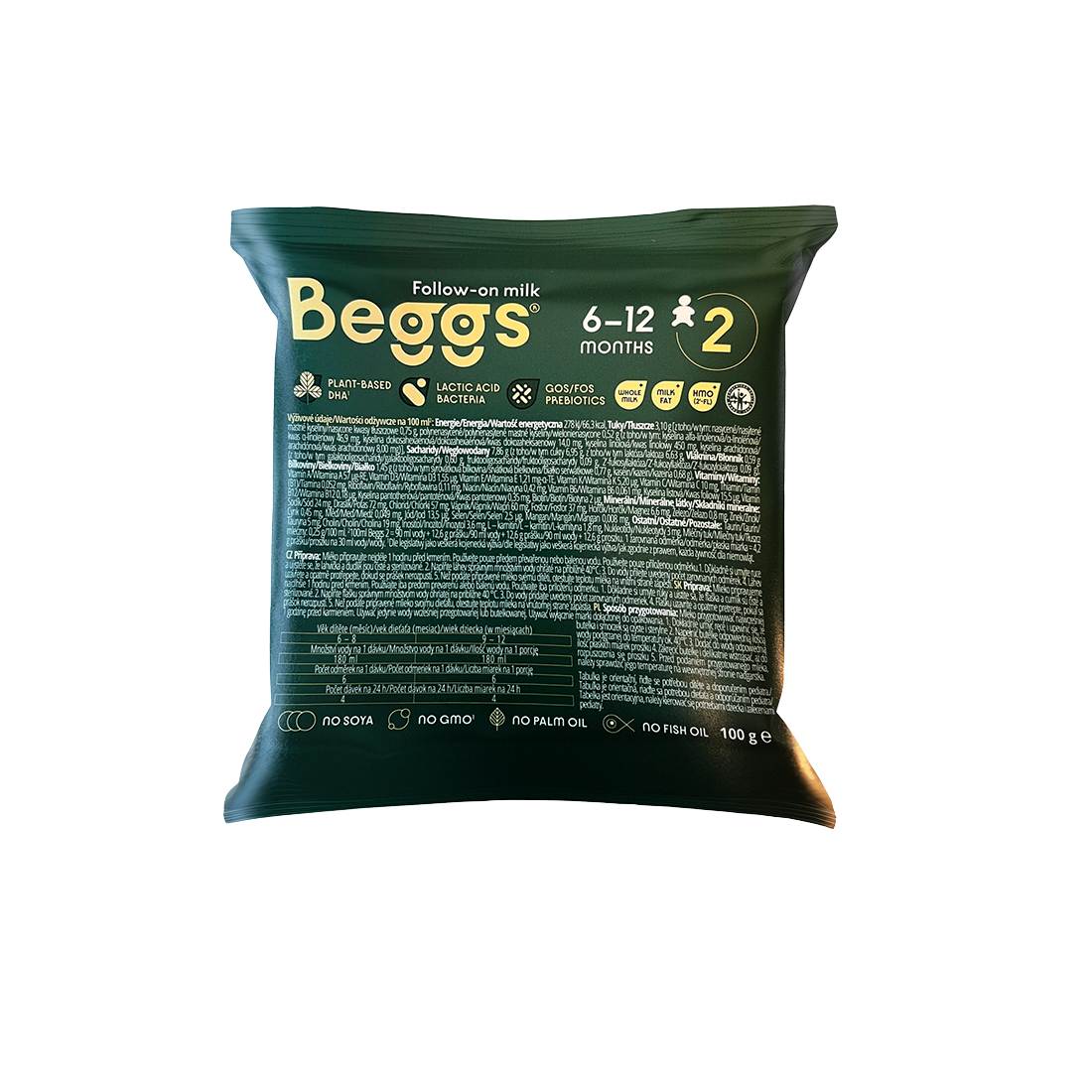 Beggs 2 Kojenecké pokračovací mléko 100 g koupíte na Pilulka.cz