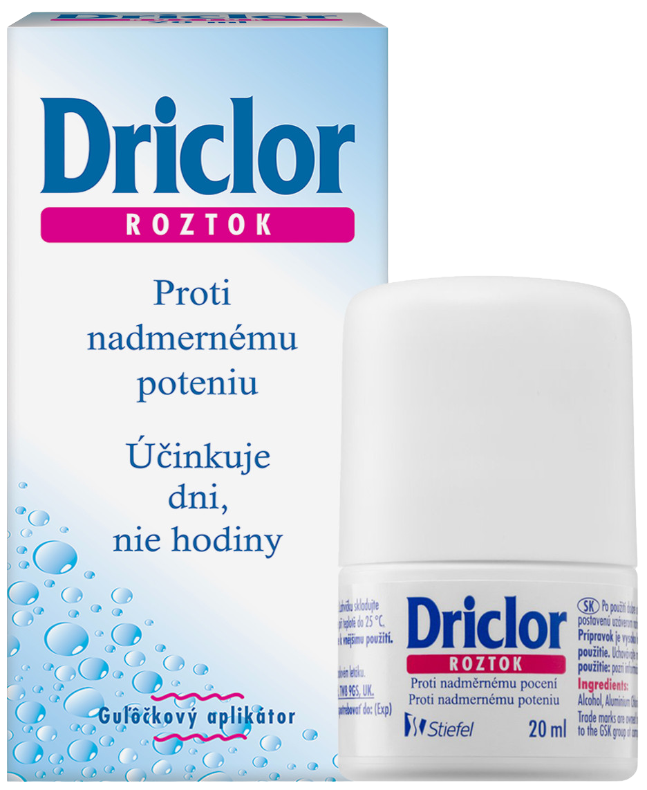 DRICLOR Antiperspirant gulička 20 ml