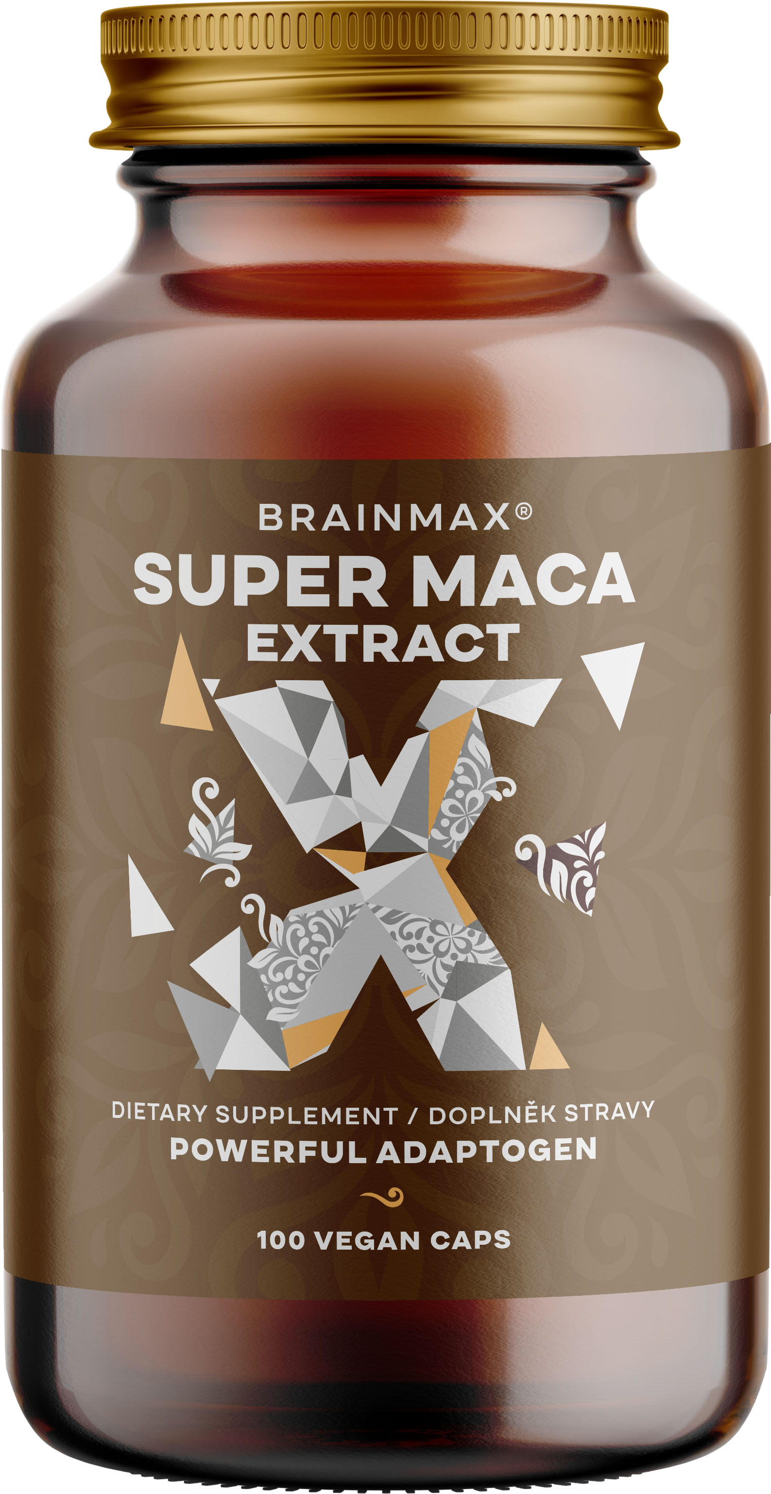 BRAINMAX Super Maca extrakt 100 kapslí
