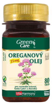 VITAHARMONY Oregánový olej 25mg 80 kapsúl