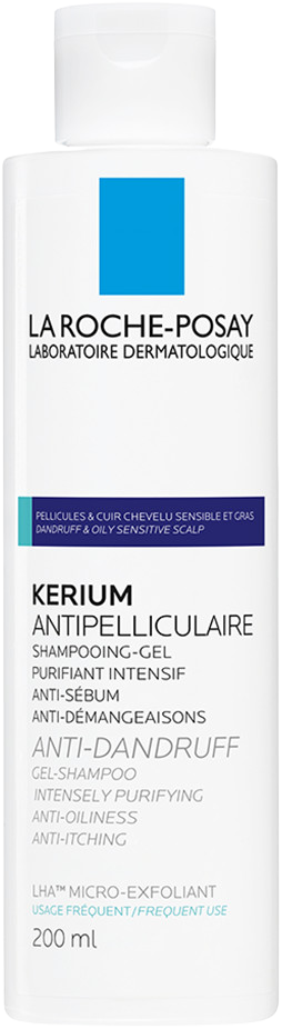 LA ROCHE-POSAY Kerium šampón na mastné lupiny 200ml