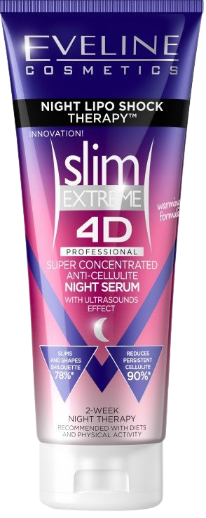 EVELINE Slim Extreme 4D Nočné sérum 250 ml