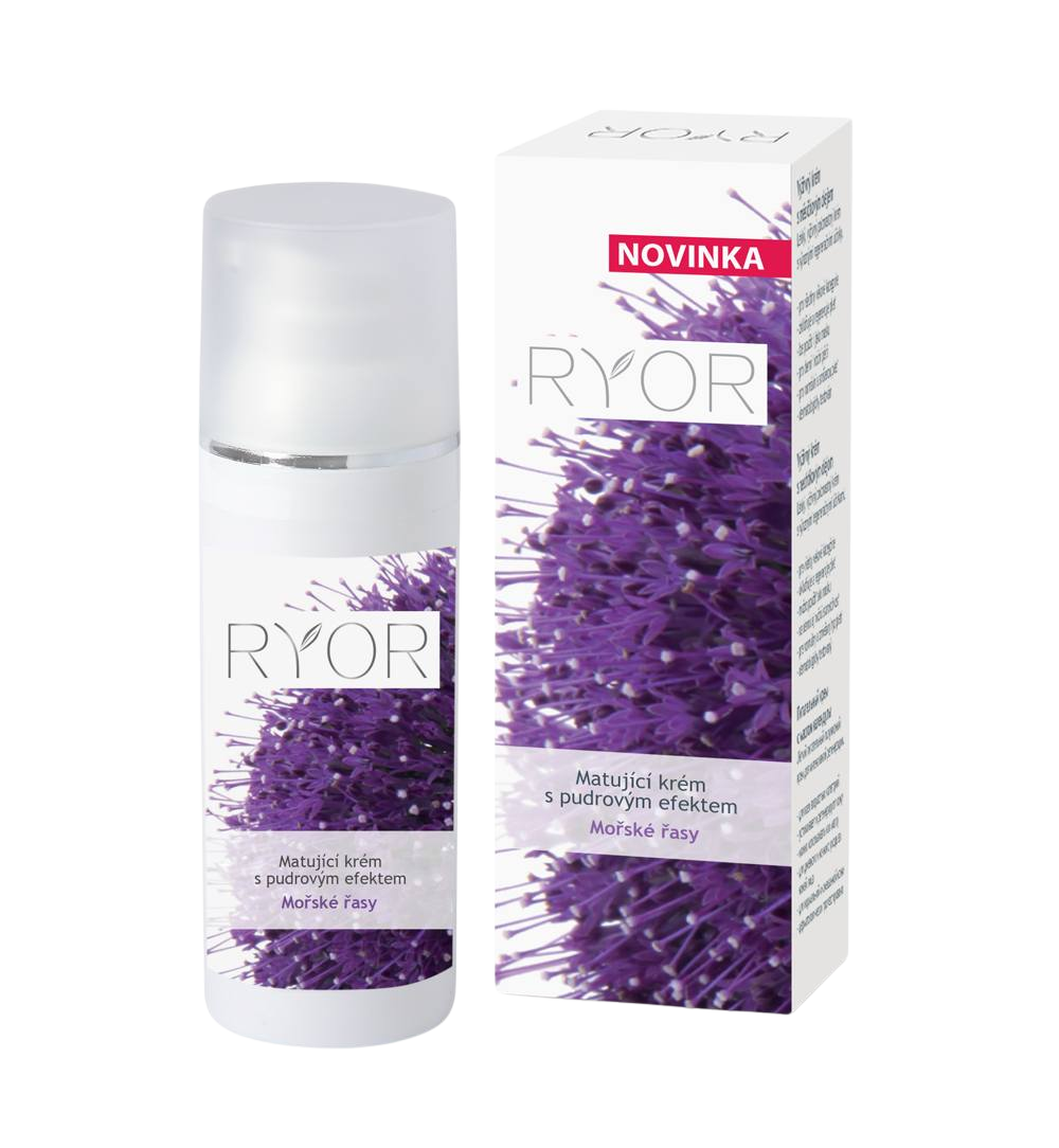 RYOR Zmatňujúci Krém s púdrovým efektom morské riasy 50 ml
