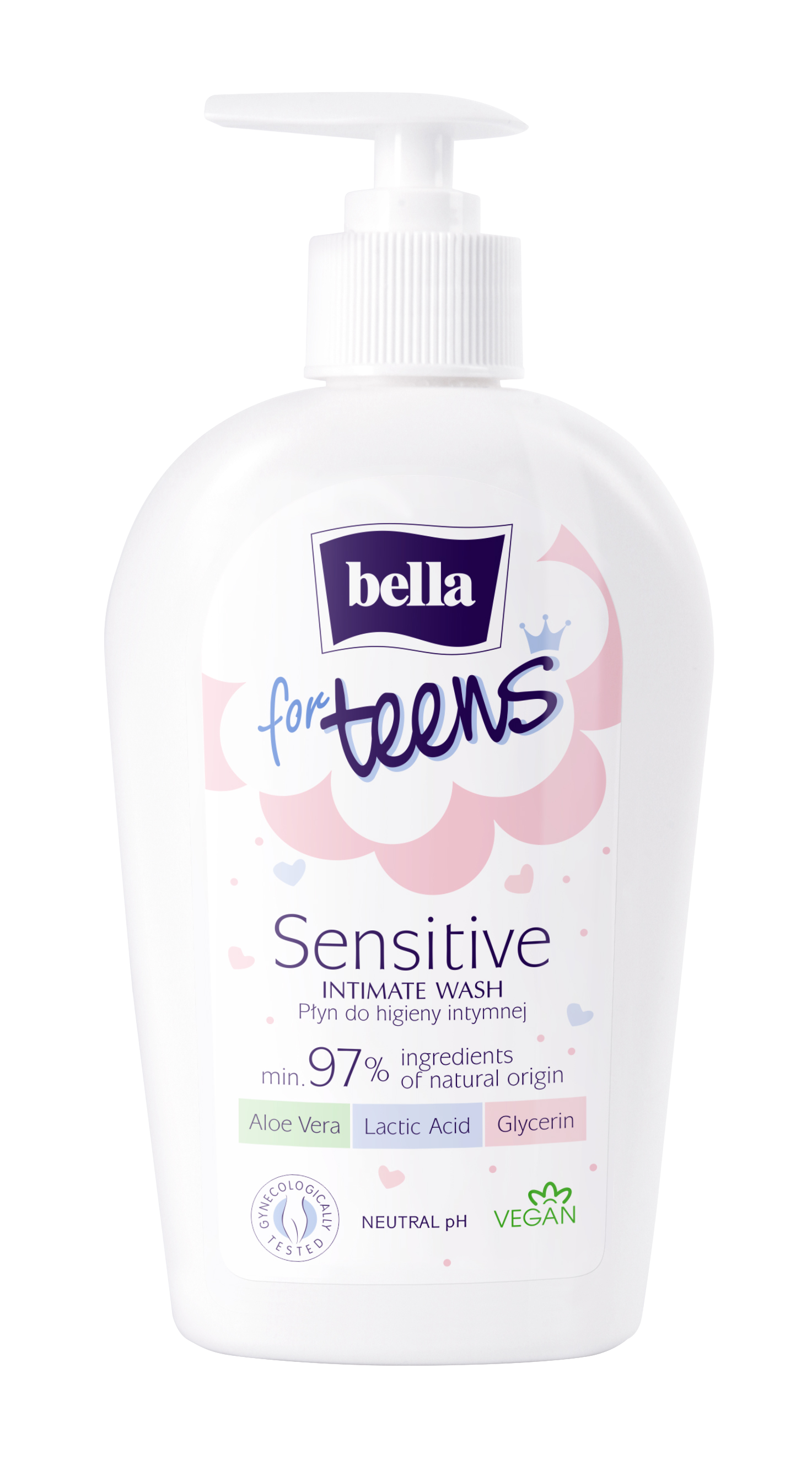 BELLA For Teens Sensitive intímny gél 300 ml