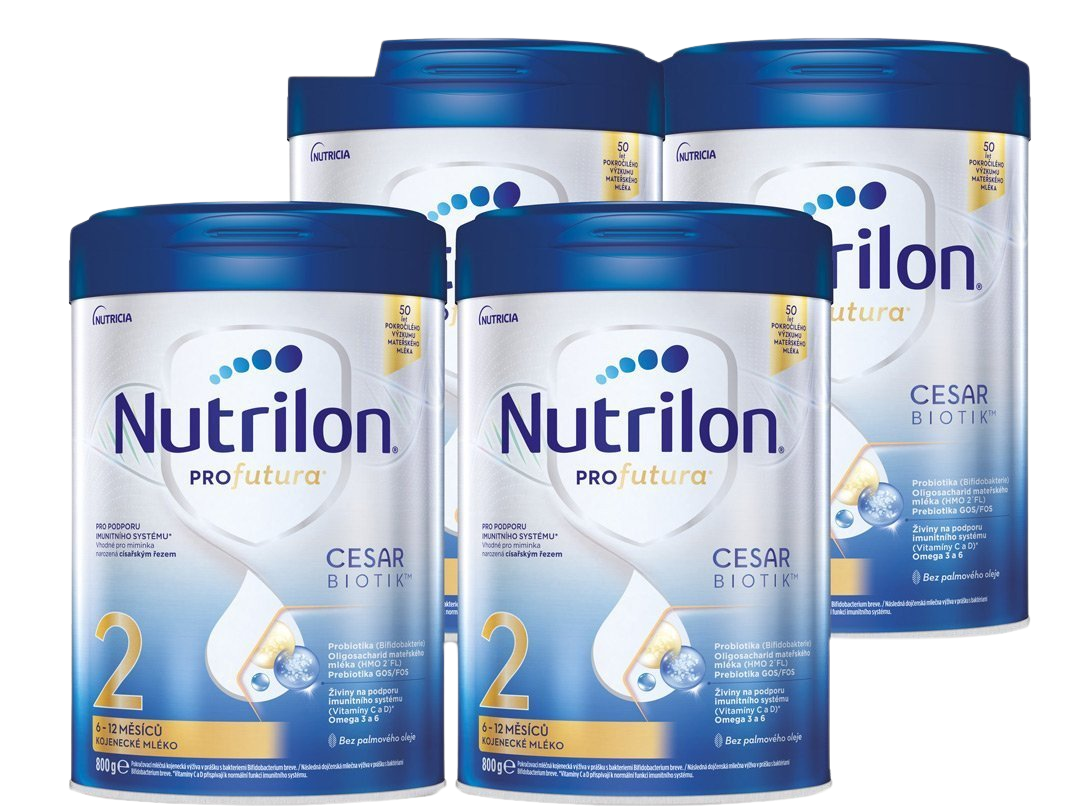 Nutrilon 2 Profutura CESARBIOTIK následná dojčenská výživa (6-12 mesiacov) 4x800 g